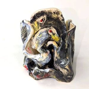 Dark Swans Ceramic